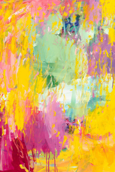 Easter Egg - Original Painting On Canvas To Wall's Framing