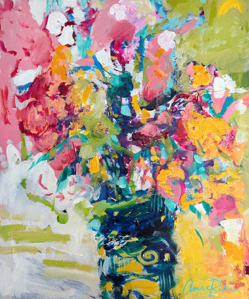 Flower Shot - Original Painting For Your Home Decor