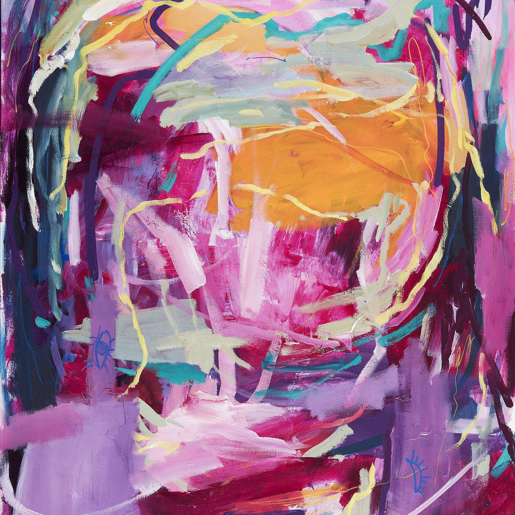 On the Road to Joy - Original Painting on 30x40” Canvas