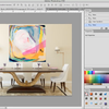How to Photoshop Your Art into Interiors