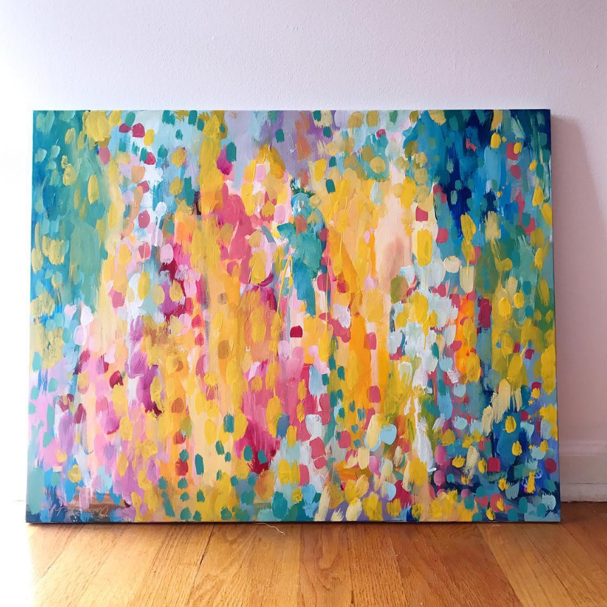 Green Tea & Mochi - 22x28