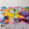 “Brave New World” 30x48” -Original Diptych Canvas Painting